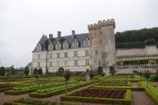 Le Château de Villandry et une partie de ses jardins