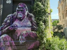 Street Art - Un gorille dans la ville