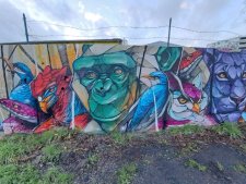 Street Art - fresque animale