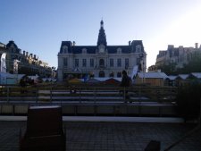 Poitiers : Hôtel de ville en hiver