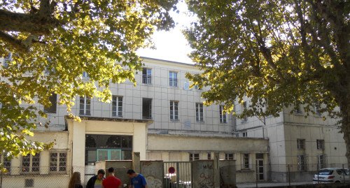 Vue actuelle de l'ancien lycée Lomet