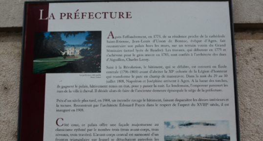 Histoire de la préfecture du Lot et Garonne