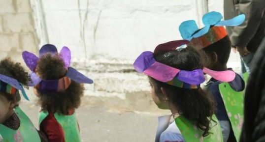 Un carnaval d'enfant croisé lors de notre balade