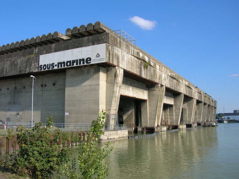 La base sous-marine de Bordeaux
